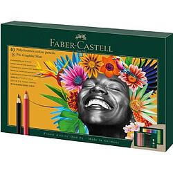 FABER-CASTELL Polychromos & Pitt Graphite Matt Malset farbsortiert, 50 St. (210054)