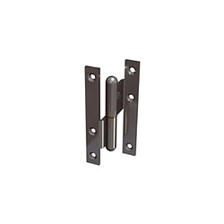 MONIN 6009 - Paumelle Bout Carré Droite - Gris