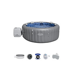 Bestway Lay-Z-Spa Santorini HydroJet Pro - 5 à 7 pers - Gris