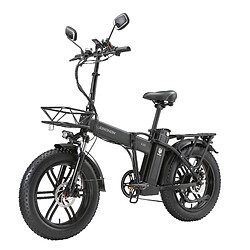 Vélo Électrique Pliable SINOHON A20, Moteur 1000W, Batterie 48V 18Ah, Pneus Gras 20"×4.0"