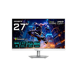 GIGABYTE M27Q2 QD ICE - 27" QHD (2560x1440) - Blanc/Argent