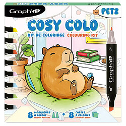 Graph It GRAPH'IT Cosy Colo Petz - 8 marqueurs alcool & 8 cartes