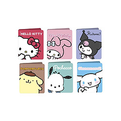 Jemini Sanrio Set 6 peluches kawaii - 17 cm pas cher