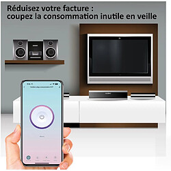 Prise encastrée connectée intérieure - KYF - Wi-Fi - Avec compteur d'énergie pas cher