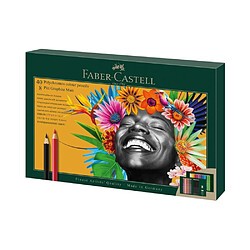 FABER-CASTELL Polychromos & Pitt Graphite Matt Malset farbsortiert, 50 St. (210054)