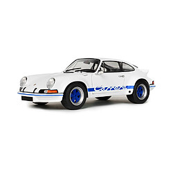 Solido Porsche 911 RSR Carrera 1973 - Blanc à bandes bleues