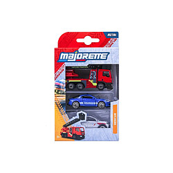 Majorette - Coffret 3 véhicules de secours 1/64 - Multicolore