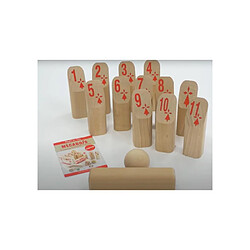 MECABOIS Quilles finlandaises Mölkky - 12 quilles - Bois naturel