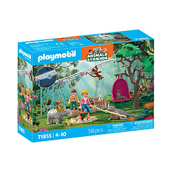 Playmobil 1 2 3 Playmobil 71855 - Garden Birthday - 58 pièces - Animals & Friends