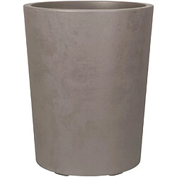 Pot de fleurs rond - DEROMA - Millennium - 48 L - Ø 43 cm - Avec réservoir d'eau - Marron DEROMA Millennium pot de fleurs rond 48 L Ø 43 cm marron avec réserve d'eau