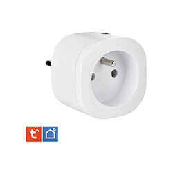KYF Compact Smart Plug 3680 W - Wi-Fi 2,4 GHz + RF 433 MHz - Blanc