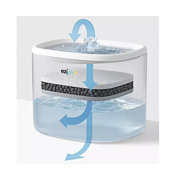 Avis Distributeur de croquettes et fontaine à eau 5w blanc - NUTRIBOTCAM+X - E.ZICLEAN