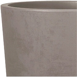 Avis Pot de fleurs rond - DEROMA - Millennium - 48 L - Ø 43 cm - Avec réservoir d'eau - Marron