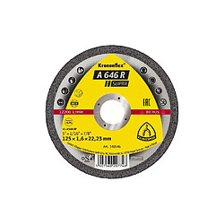 Klingspor A 646 R Supra - 125 x 1,6 x 22,23 mm - Lot de 25
