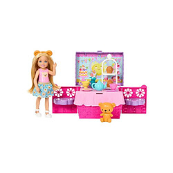 Barbie Chelsea - Set Pique-nique Salon de Thé - 12 accessoires - Rose