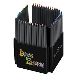 Crayons de couleur Faber Castell FC-116450 Édition Noire, boîte de 50 pièces