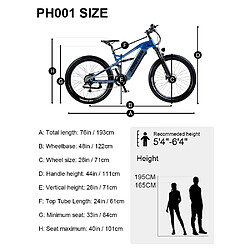 Vélo Électrique KIMDYMA K01 500W, Batterie Samsung 20Ah, Autonomie 90km,vitesse max 45km/h pas cher
