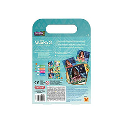 Lansay Pixelo Phospho 2D Vaiana - Kit créatif phosphorescent pas cher
