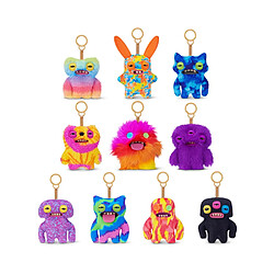 ZURU Fuggler 13 cm - Porte-clés peluche jaune/rose/orange