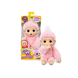 Little Live Pets Mon Bébé Singe Mini - Rose - Luna Lemon