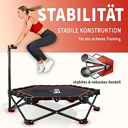 ZMH Trampoline D'intérieur Pliable D. 86,5 Cm Trampoline Réglable En Hauteur Max.150kg