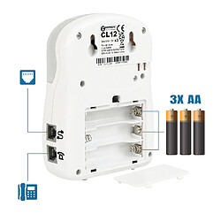 Acheter Geemarc Amplificateur de Sonnerie Externe 95dB Modèle CL12 pour Téléphone Fixe Blanc