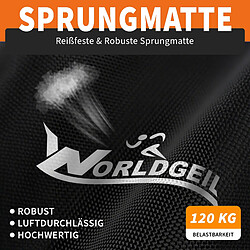 ZMH Trampoline D'intérieur Pliable D. 86,5 Cm Trampoline De Fitness Avec Guidon Max. 150kg