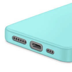 Avis Avizar Coque pour iPhone 17e Soft-Touch en Silicone Série Fast Cover Turquoise