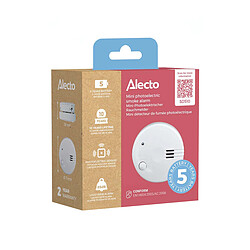 Alecto Détecteur de Fumée Photoélectrique avec Alerte Rapide Sirène 85 dB Blanc pas cher