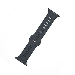 INF Bracelet de montre en silicone souple pour Apple Watch 42/44/45/49 mm Black