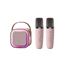 SOUNDSWEALTH Microphone karaoké KTV haut de gamme – micro sans fil Bluetooth avec haut-parleur colonne -