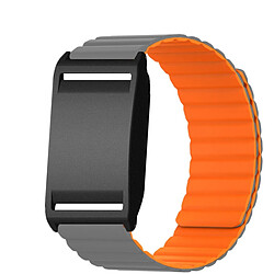 INF Bracelet de remplacement magnétique en silicone compatible avec Polar Loop — 26cm x 2.2cm,