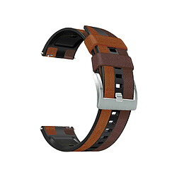 INF Bracelet de montre pour HUAWEI GT3 Pro, SUUNTO 9 Peak et plus Brown+Black