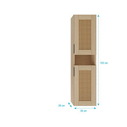 Aurlane Meuble colonne salle de bain pas cher