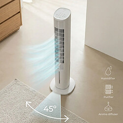 Acheter Climatiseur Évaporatif Portable Tour Multifonction avec Télécommande InnovaGoods