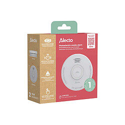Alecto Détecteur de Fumée Photoélectrique avec Alarme 85 dB Puissant Blanc pas cher