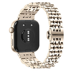 INF Bracelet de montre en acier pour WatchFit 3 Gold