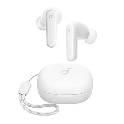 Soundcore écouteurs bluetooth 5.3, basses puissantes, autonomie 30 h, ipx5 - Blanc
