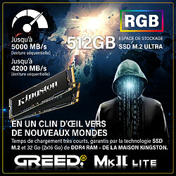 Avis GREED - MK2 Basic - PC Gamer / Ordinateur - Core i5 10400F - RTX 3050 - 32GO RAM - 512GO SSD