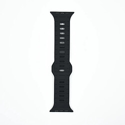 Avis INF Bracelet de montre en silicone souple pour Apple Watch 42/44/45/49 mm Black