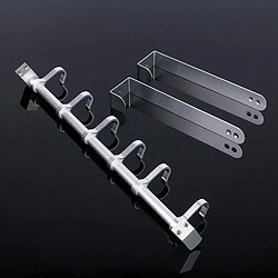 Avis INF Porte-manteau en aluminium, au-dessus de la porte Silver