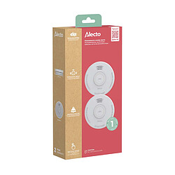Alecto Détecteurs de Fumée Photoélectriques 2X Autonome Alarme 85 dB Puissant Blanc pas cher