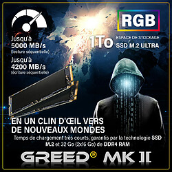 Avis GREED - MK2 - PC Gamer - i7 12700F - RX 9060 XT - 32GO RAM - 1TO SSD - W11 Pro