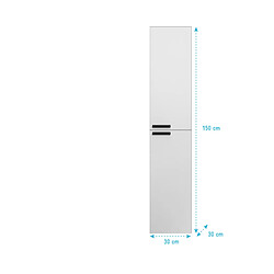 Aurlane Meuble colonne salle de bain pas cher