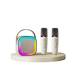 SOUNDSWEALTH Microphone karaoké KTV haut de gamme – micro sans fil Bluetooth avec haut-parleur colonne -