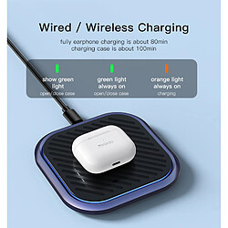 Acheter Yesido Écouteurs sans fil – Bluetooth 5.2, puce Aroha 1562M, recharge Lightning, son HD et faible