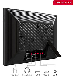 Avis Thomson Cadre Photo Intelligent 10 Pouces, Noir, Fixation Murale, Wi-fi