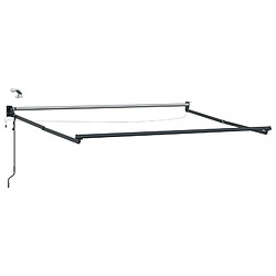 Acheter vidaXL Auvent rétractable électrique Bleu et Blanc 3,5 x 2 m