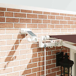 Acheter vidaXL Auvent rétractable automatique avec LED marron 400x300 cm