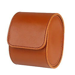 INF Coffret de montres élégant en cuir PU pour le rangement et le voyage Brown